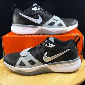 Nike Air Zoom Diamond Elite Turf Black Grey DZ0503-001 Men's Size 10 Shoe
